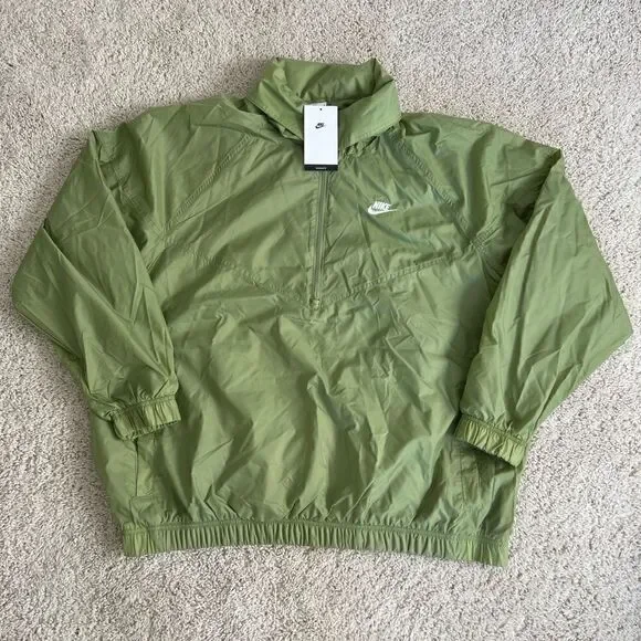 Nike Sportswear Windrunner Ulined Woven Anorak Jacket Green